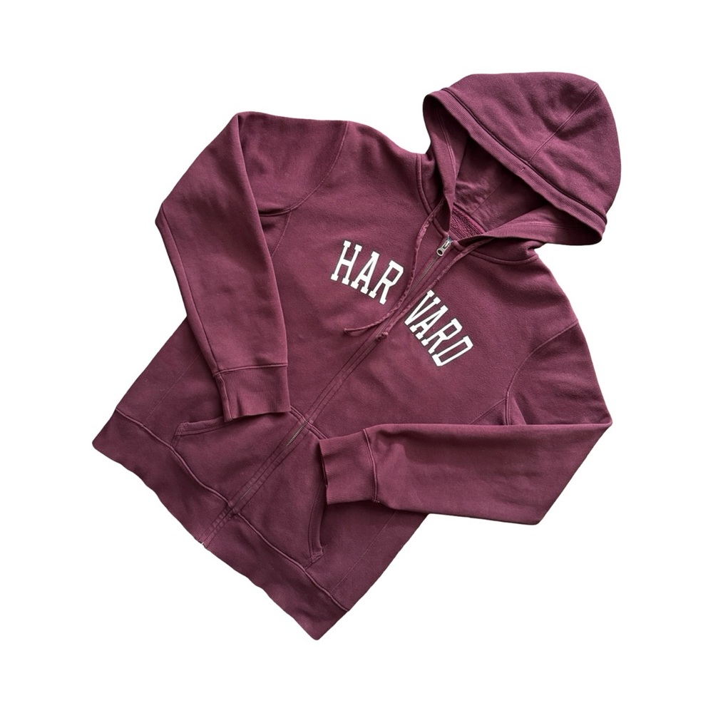 Vintage Y2K JanSport Harvard Zip-Up Hoodie
